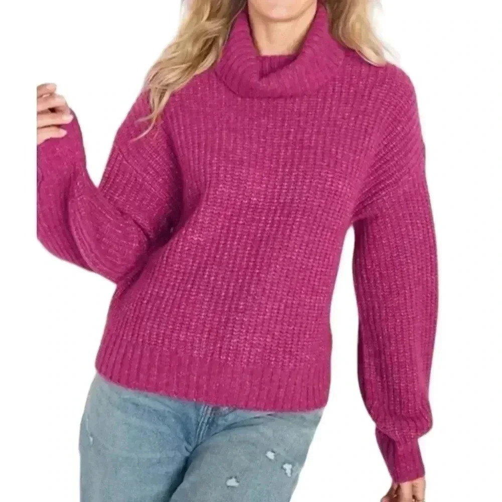 Old Navy Pink Chunky Sweater